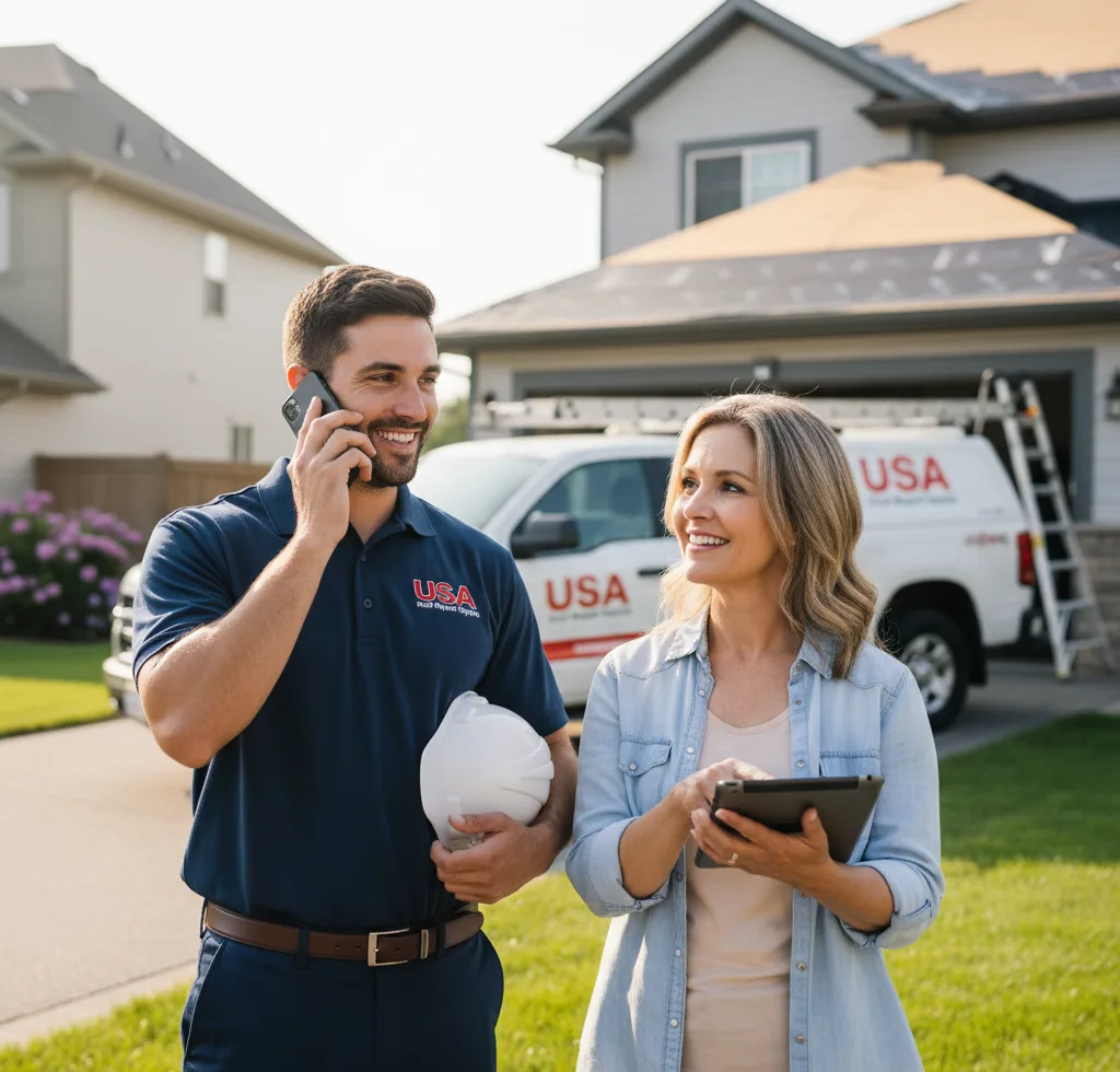 USA Roof Repair Experts customer support in St John
